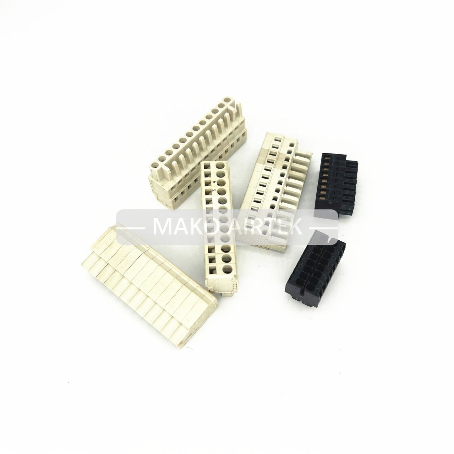 1PC WHITE Socket Plug Connector 4 Holes Fits Air Compressor