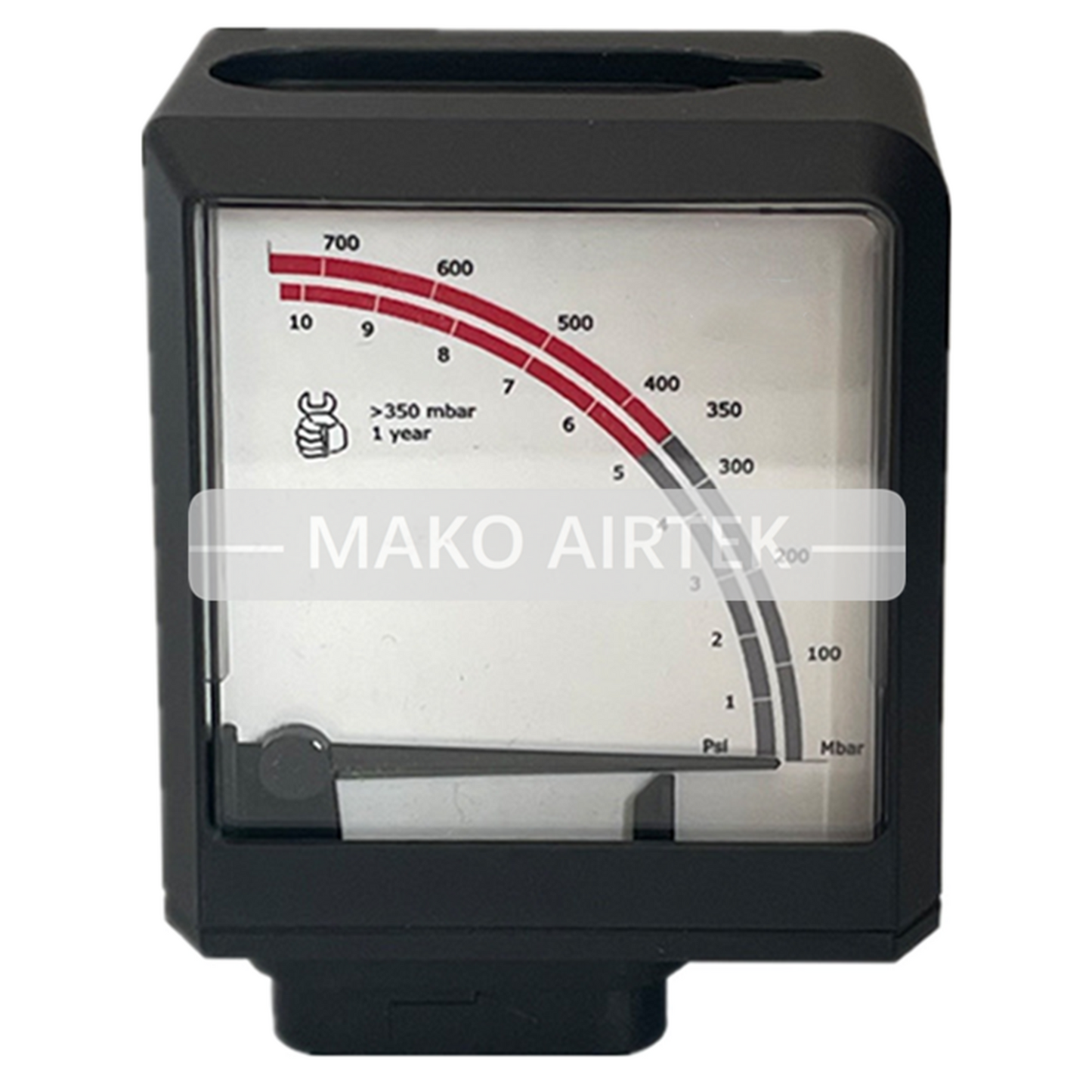 1629403520 Differential Pressure Gauge Fits Air Compressor