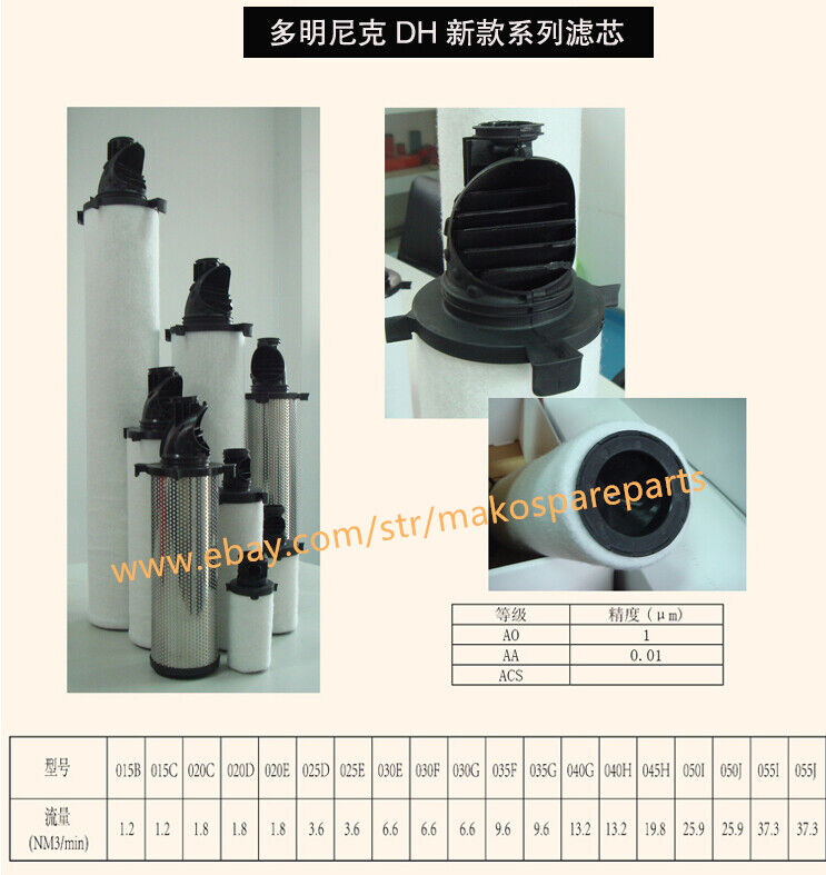 025AX FIT Domnick Hunter Compressed Air Dryer Filter Element Oil-X