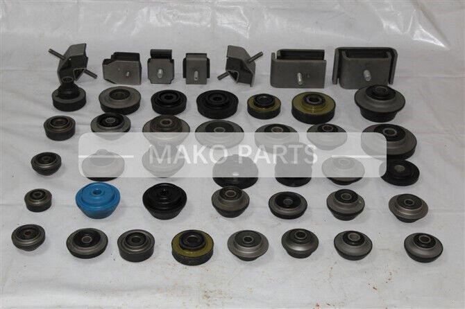 2PCS REAR Engine Mount Rubber Cushion Bumper Fits HITACHI EX200-1 200-2 200-3