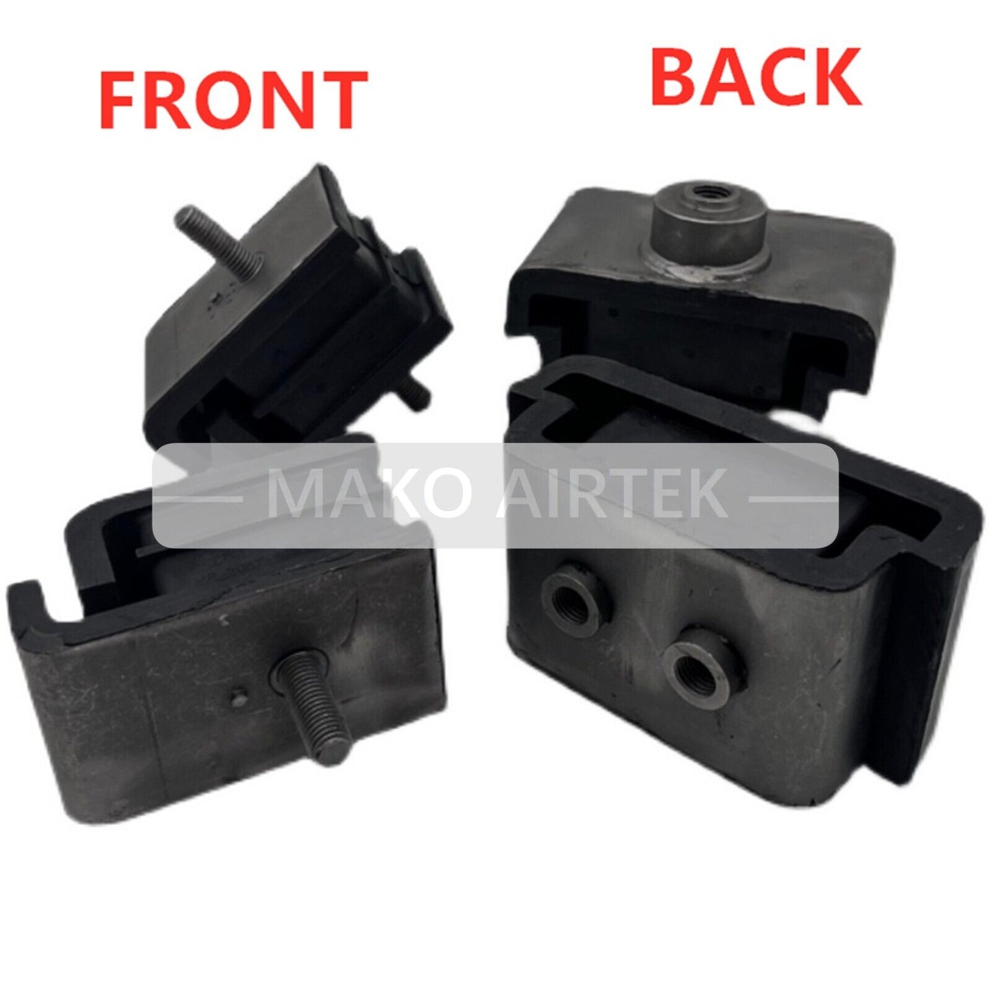 2PCS REAR Engine Mount Rubber Cushion Bumper Fits HITACHI EX200-1 200-2 200-3