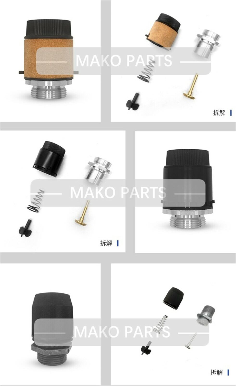 Outlet Pressure Regulating Valve Fits BECKER KVT/DVT3.60/3.80 3.100/3.140