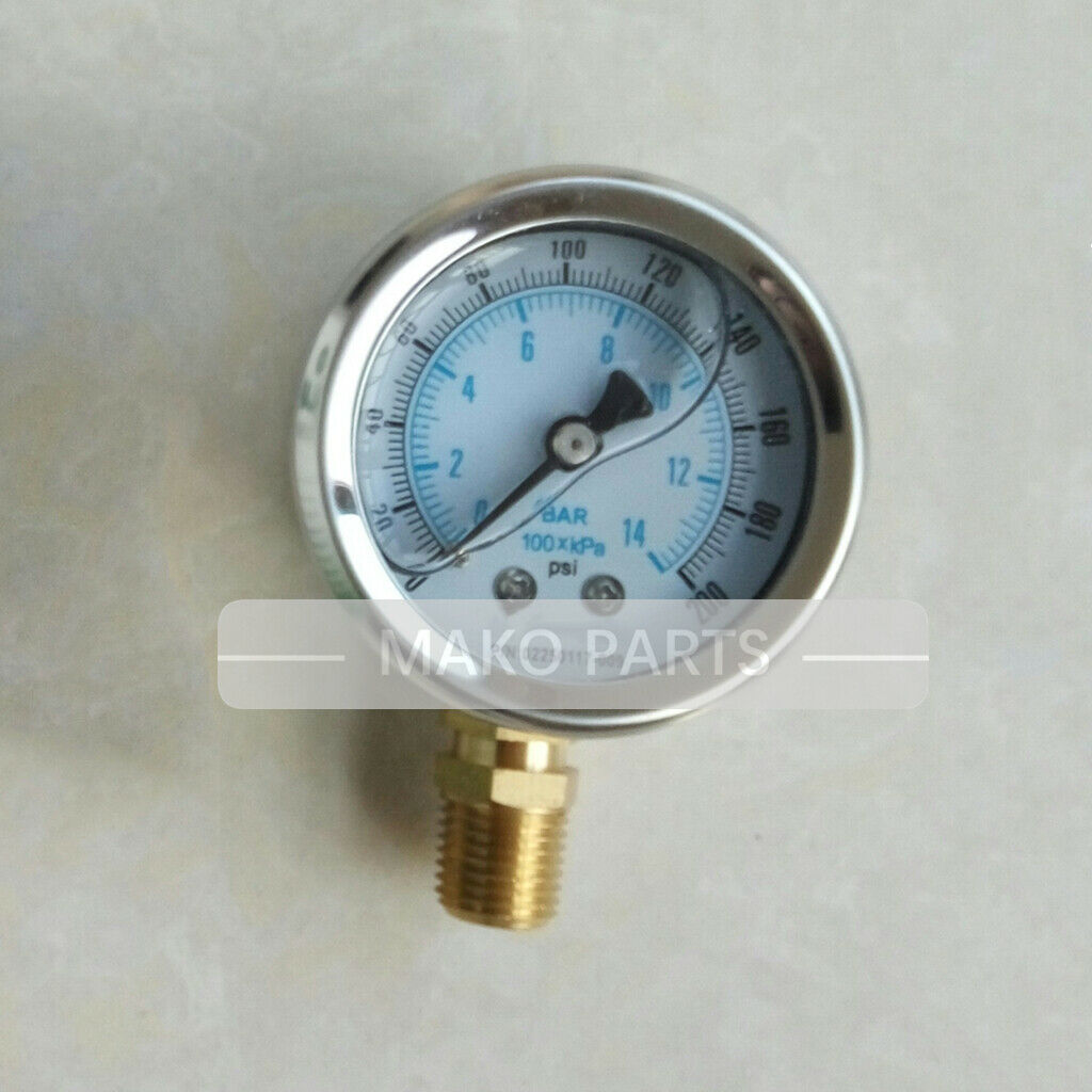 Pressure Gauge 02250117-009 Fits Sullair Air Compressor