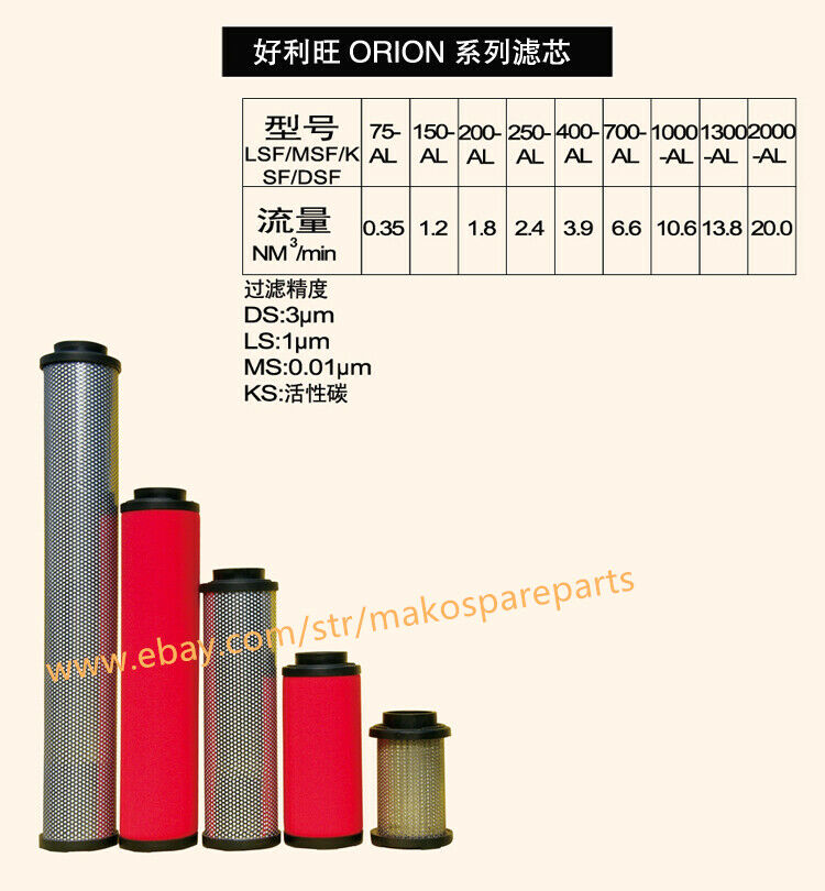 Фильтр заменяет ORION EMS150