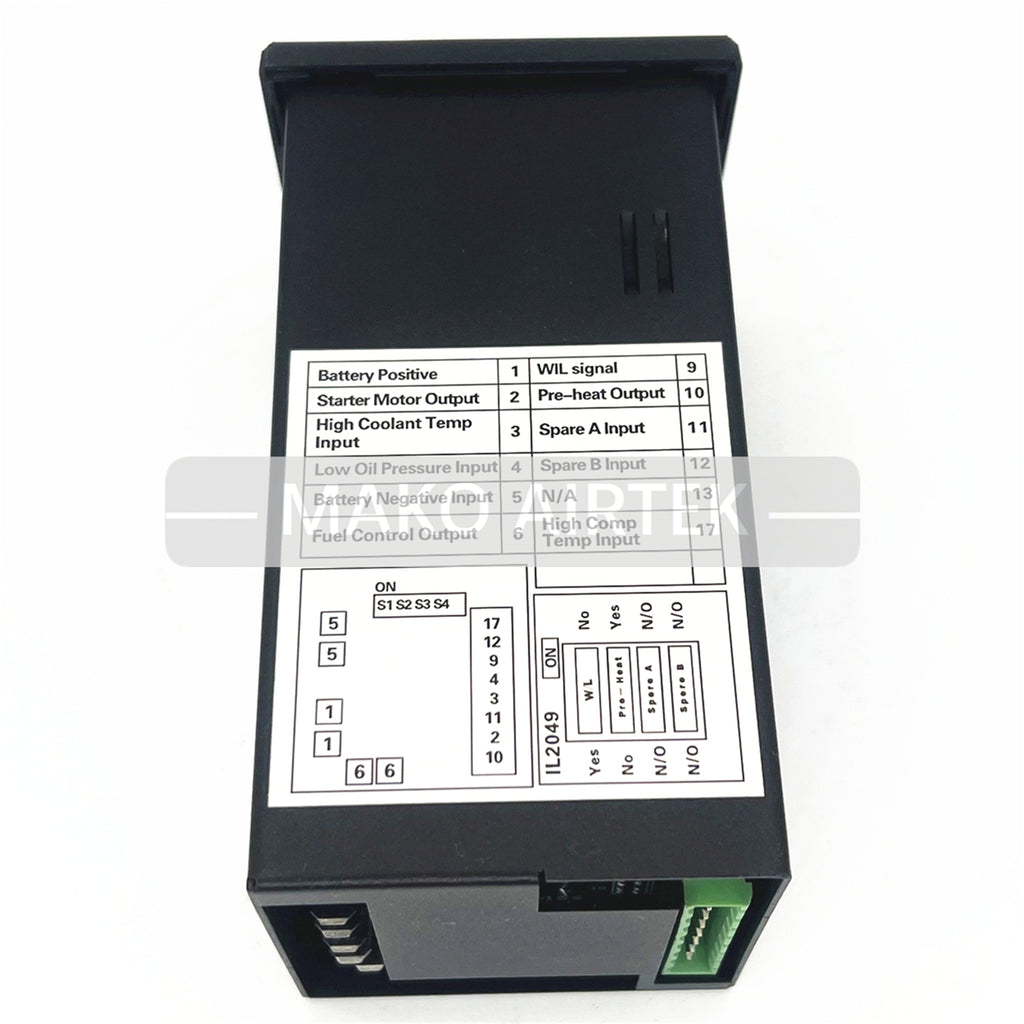 Compressor Plc with program PLC Controller Panel Fits Atlas Copco Air Compressor 1092 ...