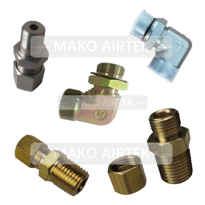 Kit de reparación de sello de PTFE compatible con compresor de aire Sullair 02250050-363 