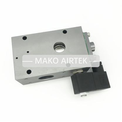 with Solenoid Valve Fits Ingersoll Rand Blow Down Block VVF18ENO