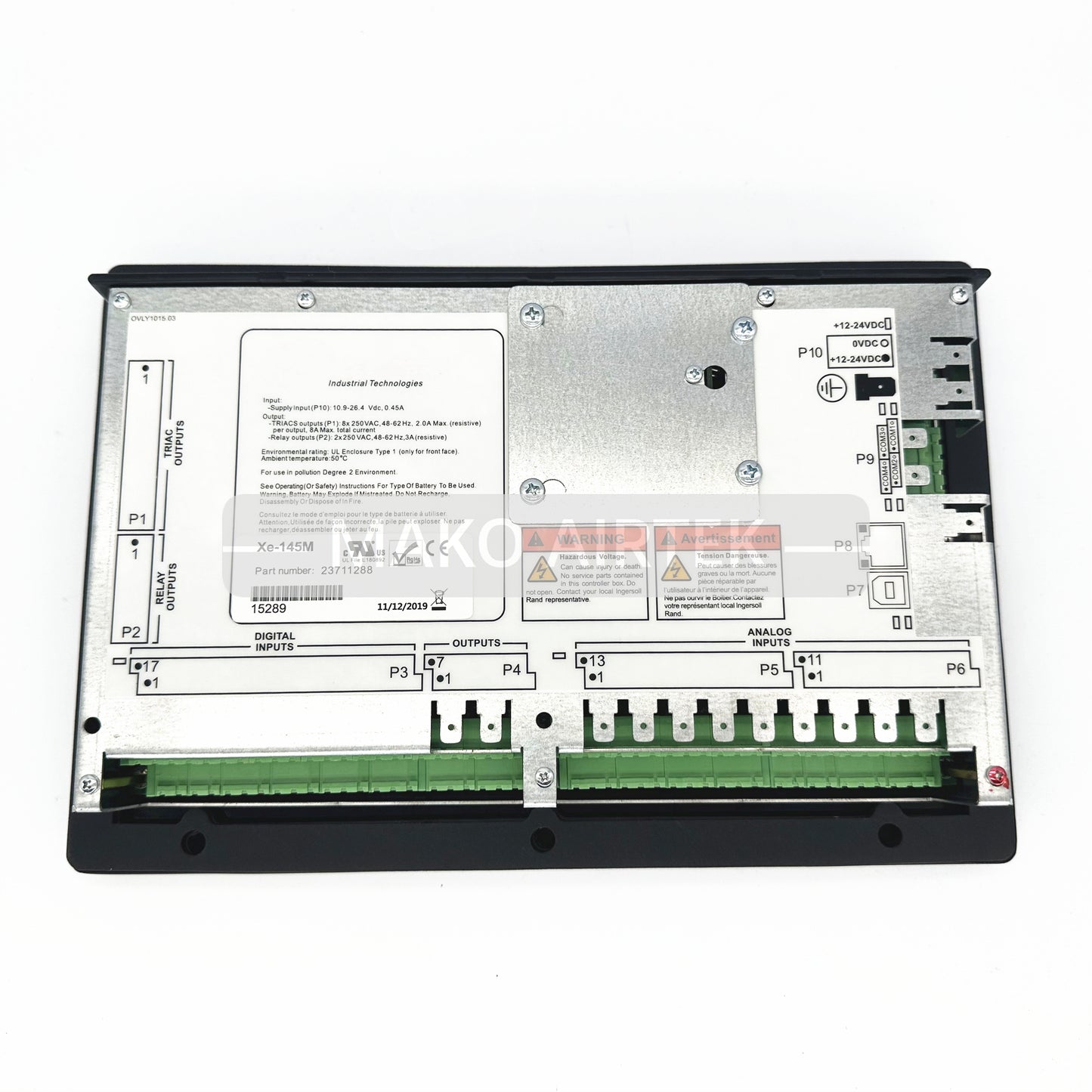 With Program Control Panel Controller Panel Fits Ingersoll Rand XE-145M