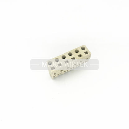 1PC WHITE Socket Plug Connector 6 Holes Fits Atlas Copco Controller