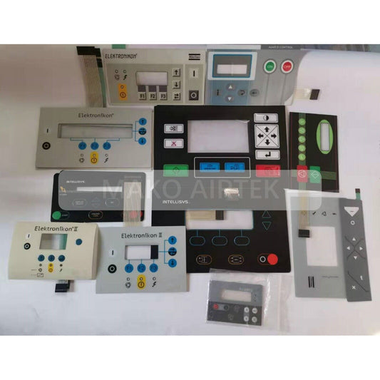 Teclado de membrana compatible con el panel de control del controlador Ingersoll Rand 24114068