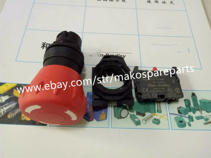 Fit  Ingersoll Rand Emergency Stop Button 800FP-MT44 + 800F-ALP + 800F-X01