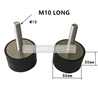 M10 LONG 2PCS Shock Absorption Rubber Cushion Fit Busch Becker Leybold Rietschle
