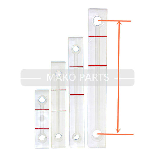 180mm with Screws & Seal Screw Air Compressor Oil Level Gauge Indicator Mirror