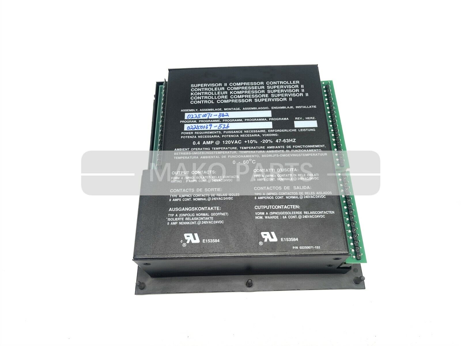 Sullair 1600 Engine Control Module Controller Control Panel Fits Sullair Air Compressor 02250073-285 ...