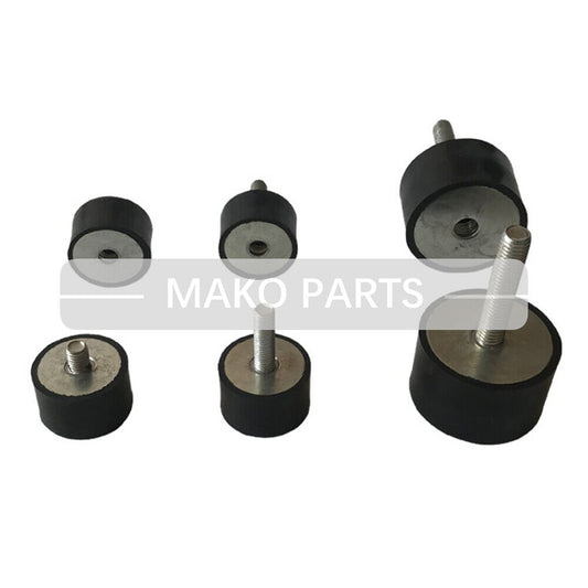 M8 SHORT 2PCS Shock Absorption Rubber Cushion Fits Becker Leybold Rietschle