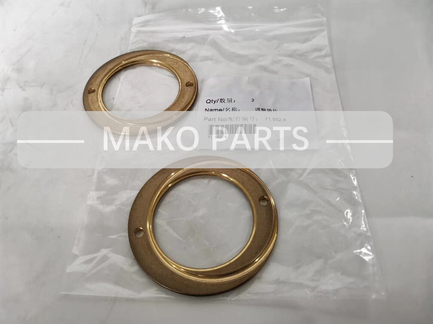 2PCS Fit Kessler 71.552.4 THRUST WASHER
