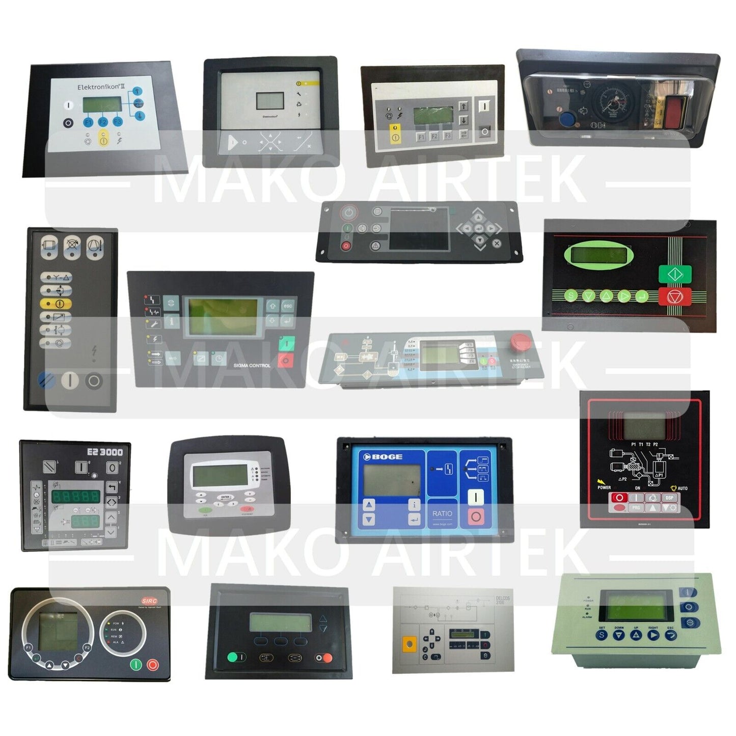 with program 100005506 Control Panel Fits COMPAIR DELCOS 3100 PLC Controller