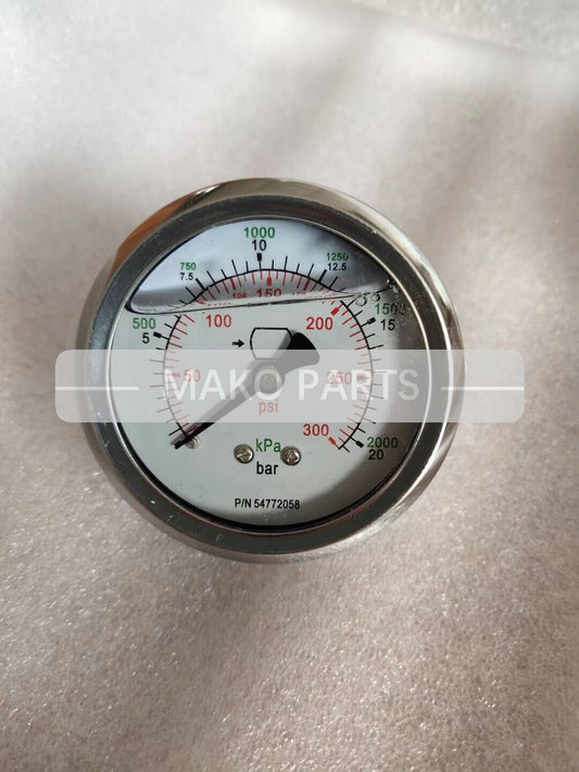 Fit Ingersoll Rand Air Compressor Gauge 54772058