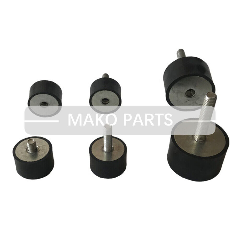 M10 LONG 2PCS Shock Absorption Rubber Cushion Fit Busch Becker Leybold Rietschle