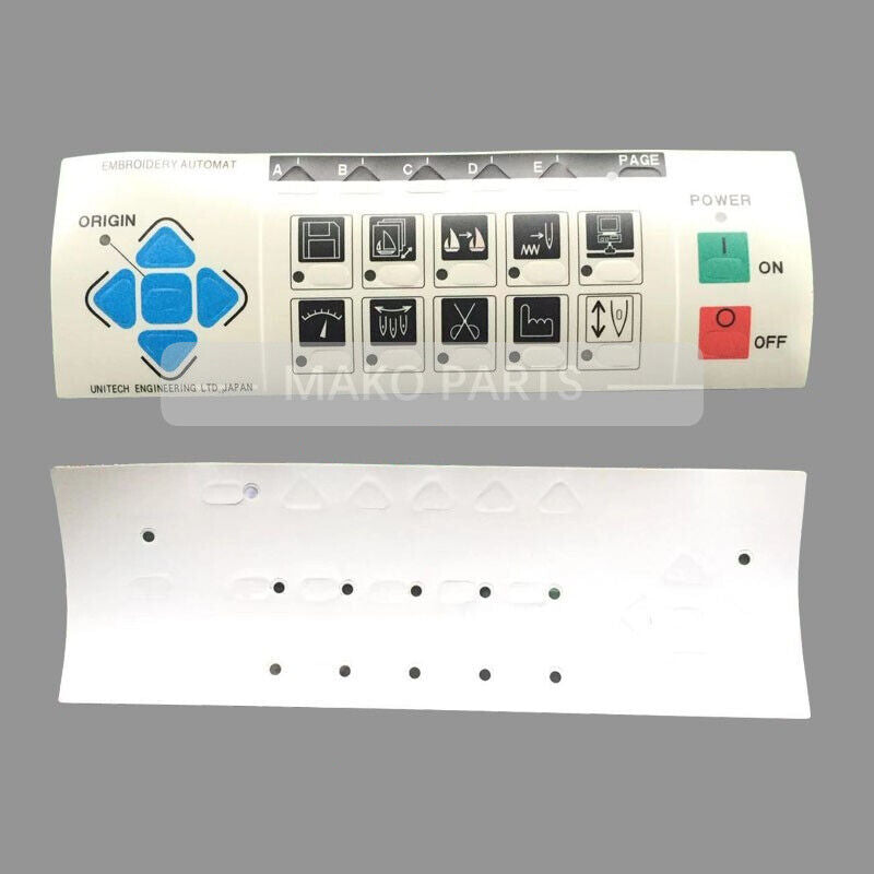 B Membrane Keypad Fits Barudan Embroidery Machine