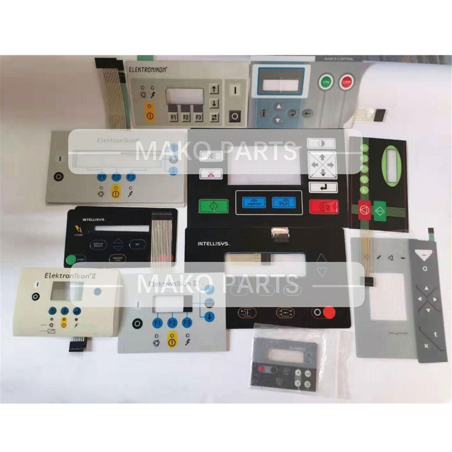 Keypad Membrane for Control Panel Fits COMPAIR DELCOS 3000 PLC Controller