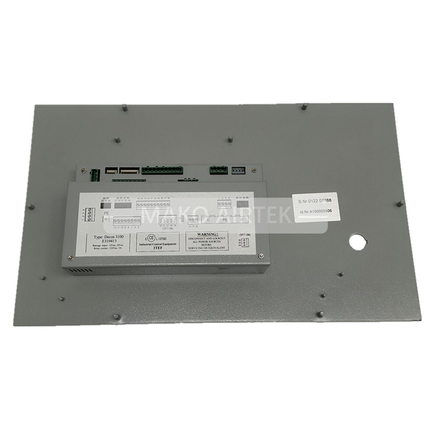 with program 100005506 Control Panel Fits COMPAIR DELCOS 3100 PLC Controller